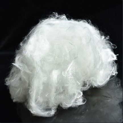 Warmth Retention Microfiber , Raw White Siliconized Polyester Fiber