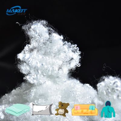 High Tenacity Close Virgin Polyester Staple Fiber Raw White For Toy