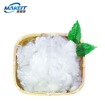 Solid Recycled 1.4D 38mm Non Woven Hollow  Virgin Conjugate Fiber