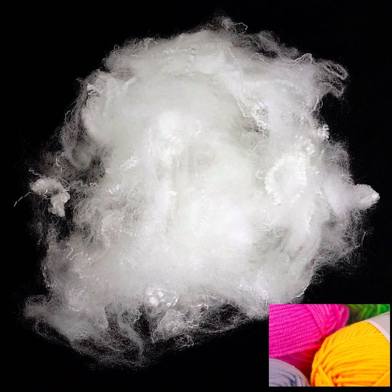 3D*64MM PA-B Compound Fiber Bosilun Polyester Staple Fiber Anti Static PA-B Compound Fiber