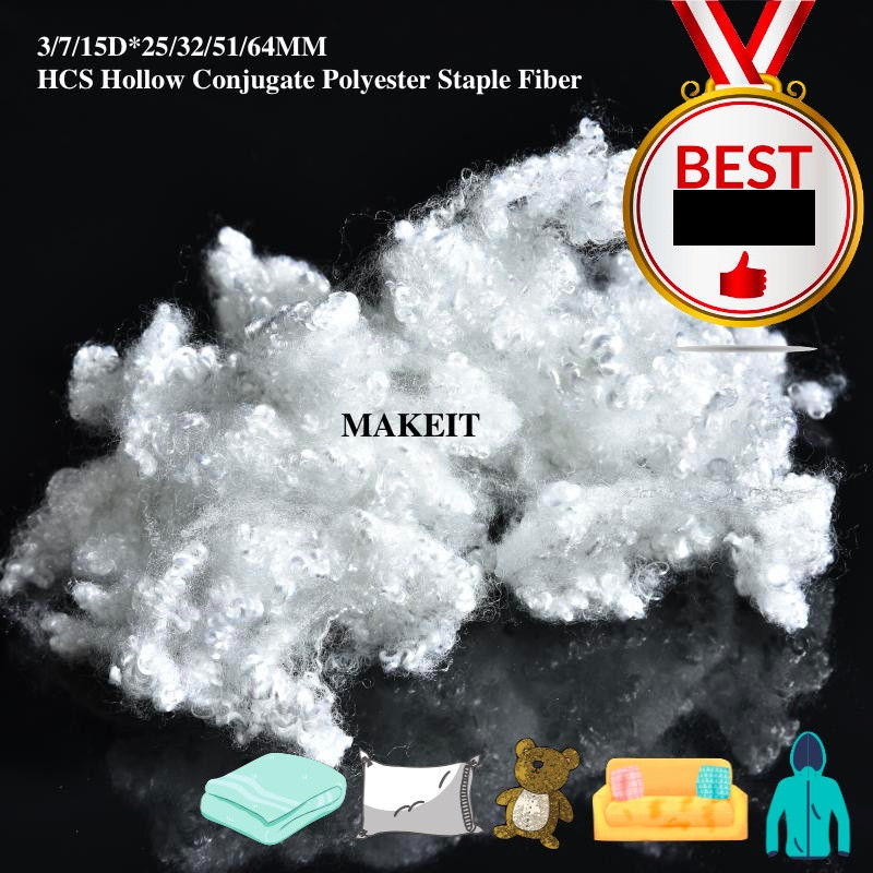 High Tenacity Close Virgin Polyester Staple Fiber Raw White For Toy